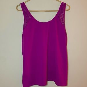 Fuchsia workout shirt